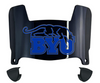BYU Brigham Young Cougars Mini Football Helmet Visor Shield w/ Clips - PICK VISOR & LOGO COLOR