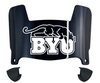 BYU Brigham Young Cougars Mini Football Helmet Visor Shield w/ Clips - PICK VISOR & LOGO COLOR