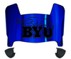 BYU Brigham Young Cougars Mini Football Helmet Visor Shield w/ Clips - PICK VISOR & LOGO COLOR
