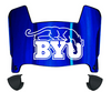 BYU Brigham Young Cougars Mini Football Helmet Visor Shield w/ Clips - PICK VISOR & LOGO COLOR
