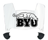 BYU Brigham Young Cougars Mini Football Helmet Visor Shield w/ Clips - PICK VISOR & LOGO COLOR