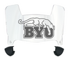 BYU Brigham Young Cougars Mini Football Helmet Visor Shield w/ Clips - PICK VISOR & LOGO COLOR