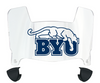 BYU Brigham Young Cougars Mini Football Helmet Visor Shield w/ Clips - PICK VISOR & LOGO COLOR