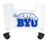 BYU Brigham Young Cougars Mini Football Helmet Visor Shield w/ Clips - PICK VISOR & LOGO COLOR