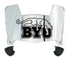 BYU Brigham Young Cougars Mini Football Helmet Visor Shield w/ Clips - PICK VISOR & LOGO COLOR