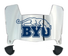 BYU Brigham Young Cougars Mini Football Helmet Visor Shield w/ Clips - PICK VISOR & LOGO COLOR