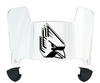 Ball State Cardinals Mini Football Helmet Visor Shield w/ Clips - PICK VISOR & LOGO COLOR