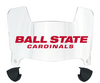 Ball State Cardinals Mini Football Helmet Visor Shield w/ Clips - PICK VISOR & LOGO COLOR