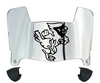 Ball State Cardinals Mini Football Helmet Visor Shield w/ Clips - PICK VISOR & LOGO COLOR