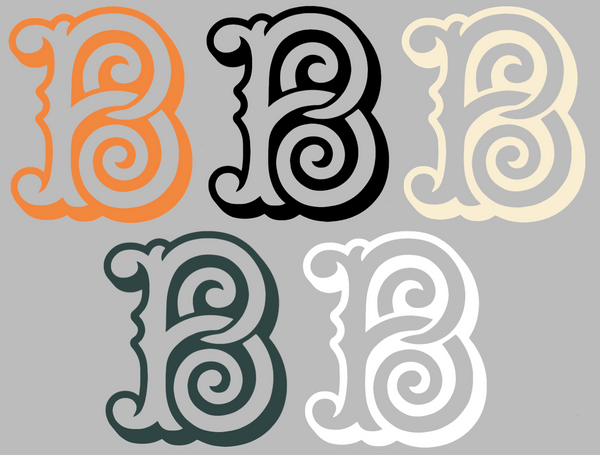 Baltimore Orioles City Connect 2.0 B Logo Premium DieCut Vinyl Decal PICK COLOR & SIZE
