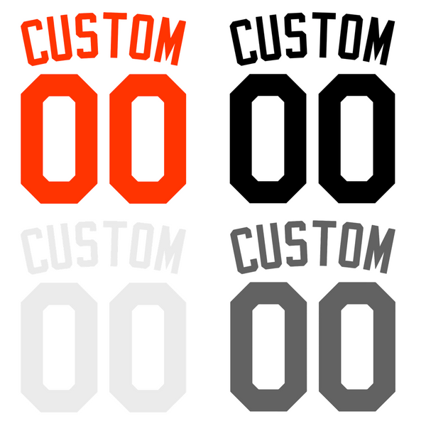 Baltimore Orioles Custom Name & Number Premium DieCut Vinyl Decal PICK COLOR & SIZE