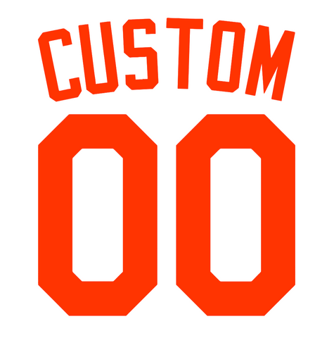 Baltimore Orioles Custom Name & Number Premium DieCut Vinyl Decal PICK COLOR & SIZE