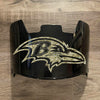 Baltimore Ravens Full Size Football Helmet Visor Shield Black Dark Tint w/ Clips - PICK LOGO COLOR