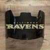 Baltimore Ravens Full Size Football Helmet Visor Shield Black Dark Tint w/ Clips - PICK LOGO COLOR