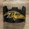 Baltimore Ravens Full Size Football Helmet Visor Shield Black Dark Tint w/ Clips - PICK LOGO COLOR