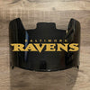 Baltimore Ravens Full Size Football Helmet Visor Shield Black Dark Tint w/ Clips - PICK LOGO COLOR