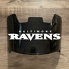 Baltimore Ravens Full Size Football Helmet Visor Shield Black Dark Tint w/ Clips - PICK LOGO COLOR