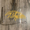 Baltimore Ravens Full Size Football Helmet Visor Shield Clear w/ Clips - PICK LOGO COLOR
