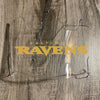 Baltimore Ravens Full Size Football Helmet Visor Shield Clear w/ Clips - PICK LOGO COLOR