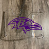 Baltimore Ravens Full Size Football Helmet Visor Shield Clear w/ Clips - PICK LOGO COLOR