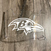 Baltimore Ravens Full Size Football Helmet Visor Shield Clear w/ Clips - PICK LOGO COLOR