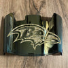 Baltimore Ravens Full Size Football Helmet Visor Shield Gold Iridium Mirror w/ Clips - PICK LOGO COLOR