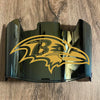 Baltimore Ravens Full Size Football Helmet Visor Shield Gold Iridium Mirror w/ Clips - PICK LOGO COLOR