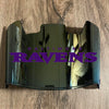 Baltimore Ravens Full Size Football Helmet Visor Shield Gold Iridium Mirror w/ Clips - PICK LOGO COLOR