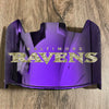 Baltimore Ravens Full Size Football Helmet Visor Shield Purple Iridium Mirror w/ Clips - PICK LOGO COLOR