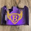Baltimore Ravens Full Size Football Helmet Visor Shield Purple Iridium Mirror w/ Clips - PICK LOGO COLOR