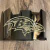 Baltimore Ravens Full Size Football Helmet Visor Shield Silver Chrome Mirror w/ Clips - PICK LOGO COLOR