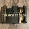 Baltimore Ravens Full Size Football Helmet Visor Shield Silver Chrome Mirror w/ Clips - PICK LOGO COLOR