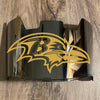 Baltimore Ravens Full Size Football Helmet Visor Shield Silver Chrome Mirror w/ Clips - PICK LOGO COLOR