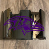 Baltimore Ravens Full Size Football Helmet Visor Shield Silver Chrome Mirror w/ Clips - PICK LOGO COLOR