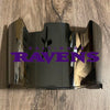 Baltimore Ravens Full Size Football Helmet Visor Shield Silver Chrome Mirror w/ Clips - PICK LOGO COLOR