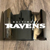 Baltimore Ravens Full Size Football Helmet Visor Shield Silver Chrome Mirror w/ Clips - PICK LOGO COLOR