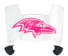 Baltimore Ravens Limited Edition Mini Football Helmet Visor Shield w/ Clips - PICK VISOR & LOGO COLOR