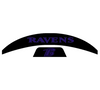 Baltimore Ravens MIDI Mid Size SpeedFlex Football Helmet Front & Back Bumper Decal Set - Pick Color