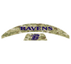 Baltimore Ravens MIDI Mid Size SpeedFlex Football Helmet Front & Back Bumper Decal Set - Pick Color