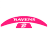 Baltimore Ravens MIDI Mid Size SpeedFlex Football Helmet Front & Back Bumper Decal Set - Pick Color