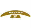 Baltimore Ravens MIDI Mid Size SpeedFlex Football Helmet Front & Back Bumper Decal Set - Pick Color