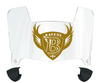 Baltimore Ravens Retro Throwback Mini Football Helmet Visor Shield w/ Clips - PICK VISOR & LOGO COLOR