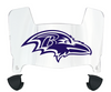 Baltimore Ravens Mini Football Helmet Visor Shield w/ Clips - PICK VISOR & LOGO COLOR