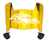 Baltimore Ravens Mini Football Helmet Visor Shield w/ Clips - PICK VISOR & LOGO COLOR