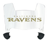 Baltimore Ravens Limited Edition Mini Football Helmet Visor Shield w/ Clips - PICK VISOR & LOGO COLOR