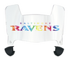 Baltimore Ravens Limited Edition Mini Football Helmet Visor Shield w/ Clips - PICK VISOR & LOGO COLOR