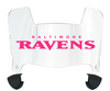 Baltimore Ravens Limited Edition Mini Football Helmet Visor Shield w/ Clips - PICK VISOR & LOGO COLOR