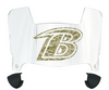 Baltimore Ravens Limited Edition Mini Football Helmet Visor Shield w/ Clips - PICK VISOR & LOGO COLOR