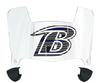 Baltimore Ravens Limited Edition Mini Football Helmet Visor Shield w/ Clips - PICK VISOR & LOGO COLOR