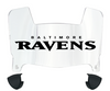 Baltimore Ravens Mini Football Helmet Visor Shield w/ Clips - PICK VISOR & LOGO COLOR